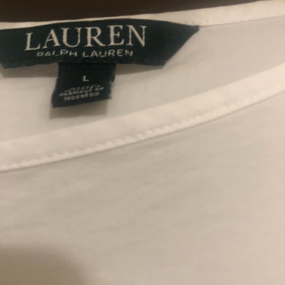 RALPH LAUREN CRISP WHITE TUNIC